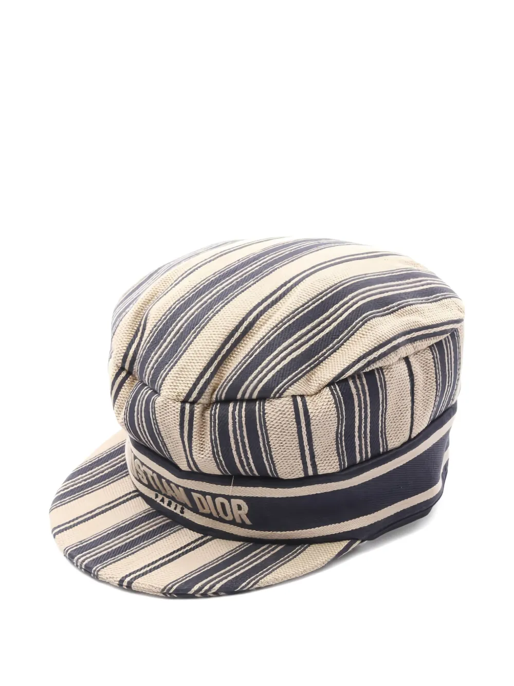Christian Dior Pre-Owned 2020s ベイカーボーイ キャップ - ニュートラル Christian Dior Pre-Owned 2020s ベイカーボーイ キャップ - ニュートラル