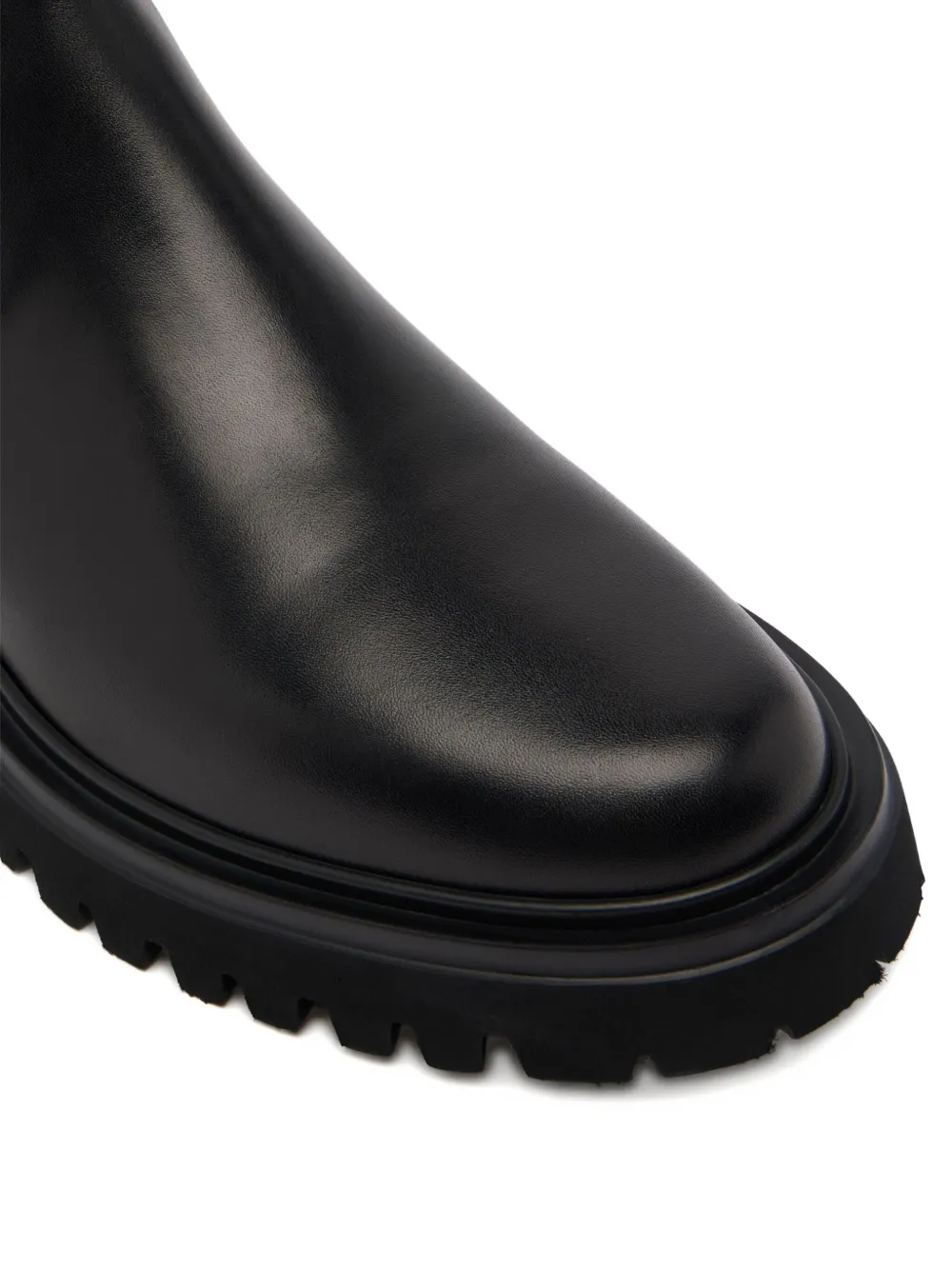 Bally Leren Chelsea laarzen Zwart