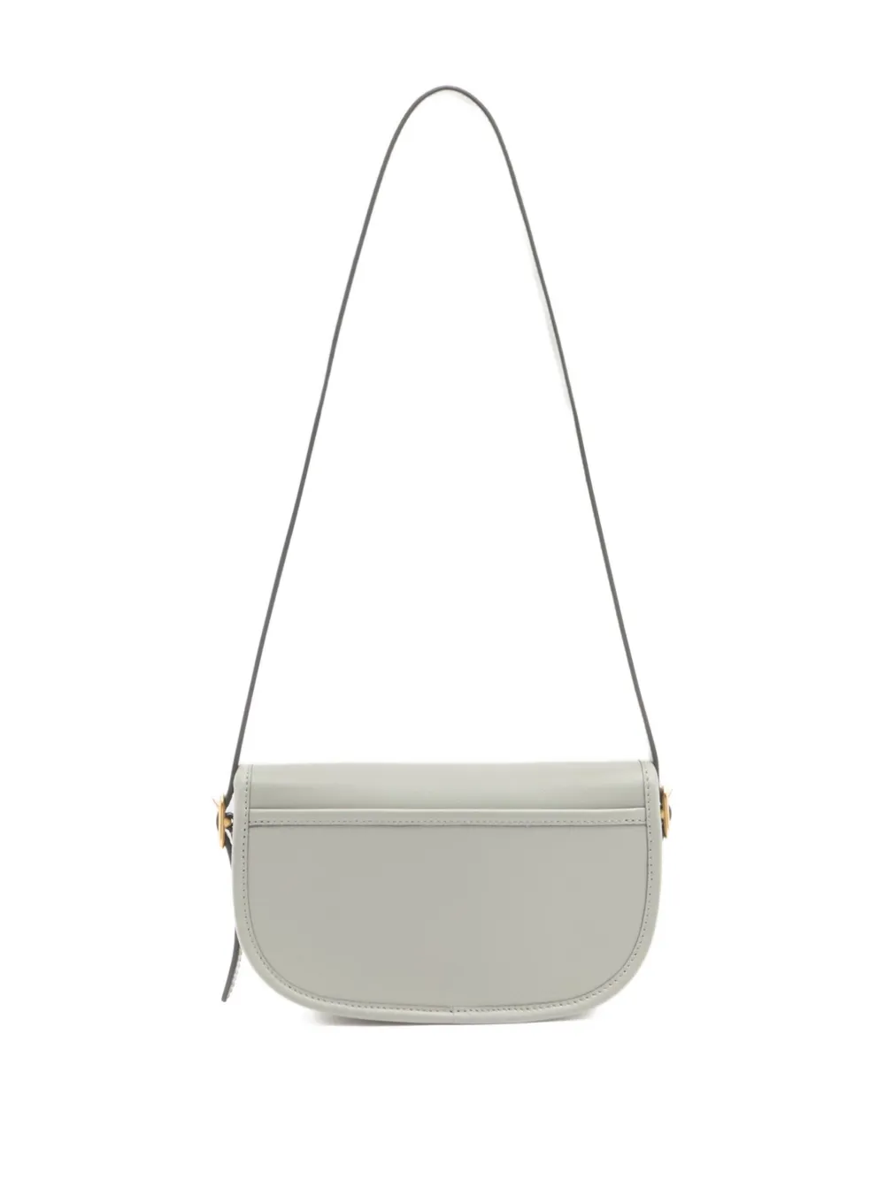 Bally Beckett kleine leren schoudertas Grijs