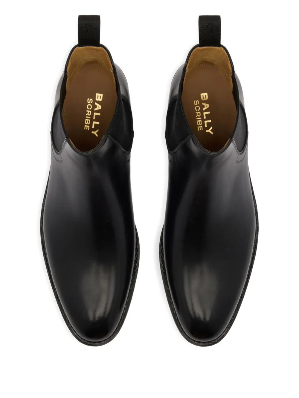 Bally Scribe leren Chelsea laarzen Zwart