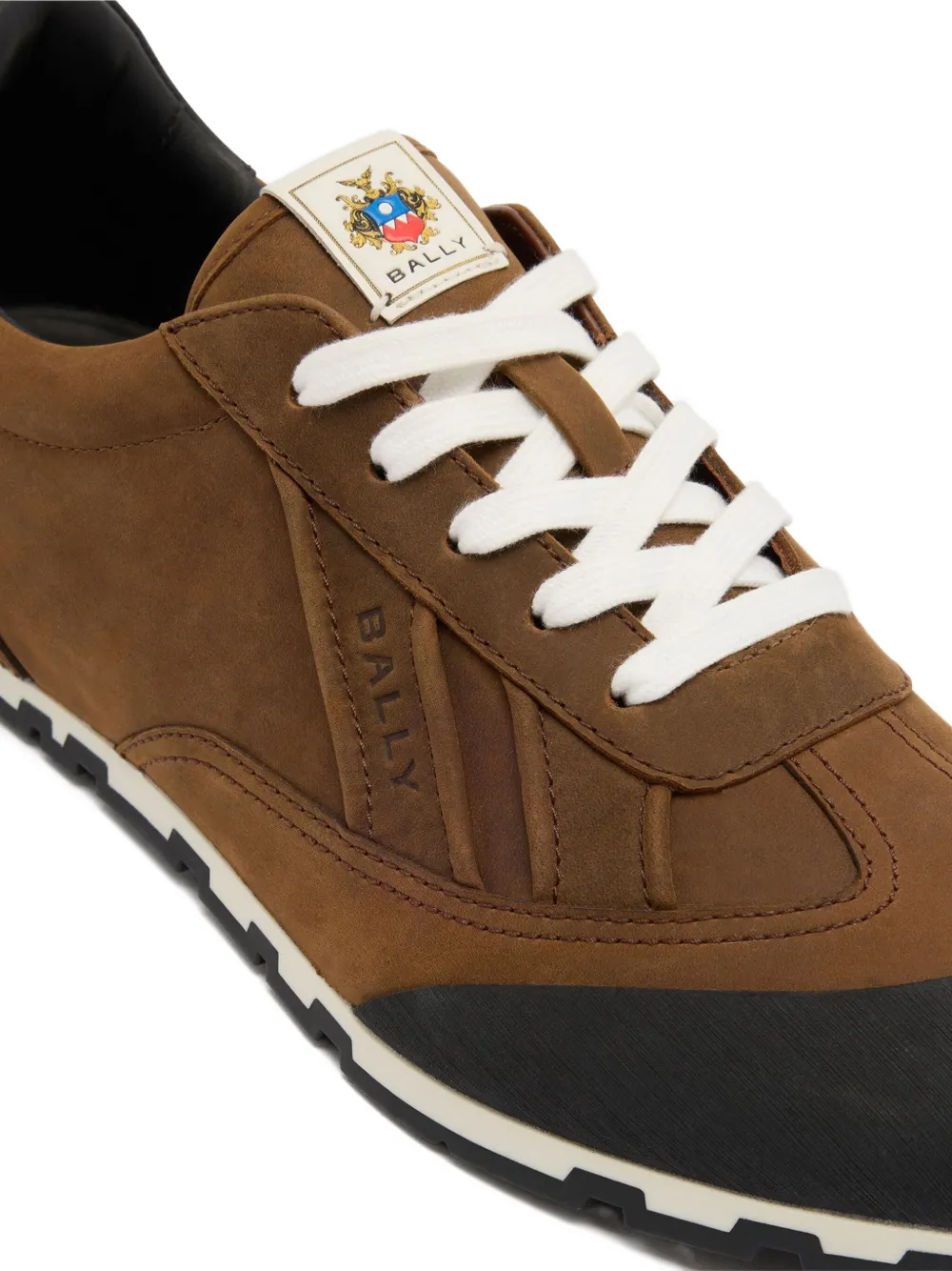 Bally Quarry leren sneakers Bruin