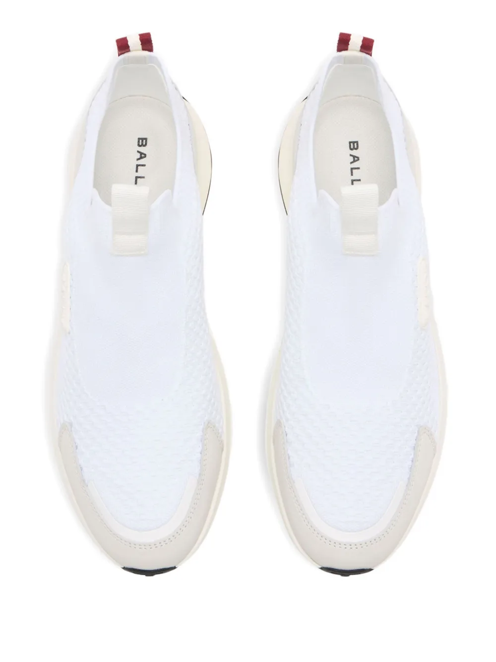 Bally Sneakers met logopatch Wit