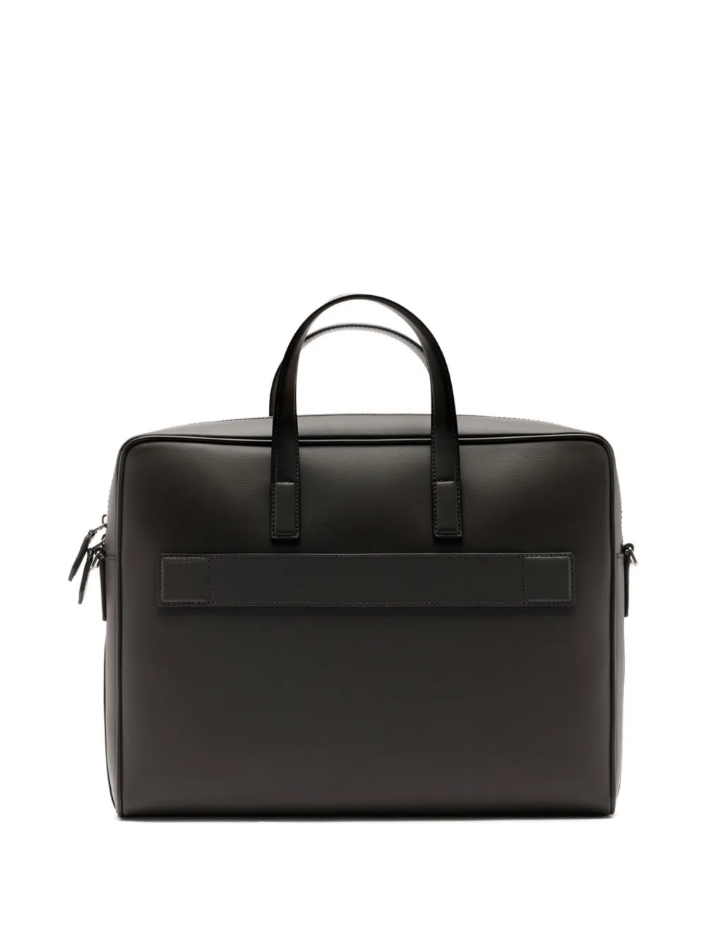 Bally Mythos Leather Briefcase In Gray