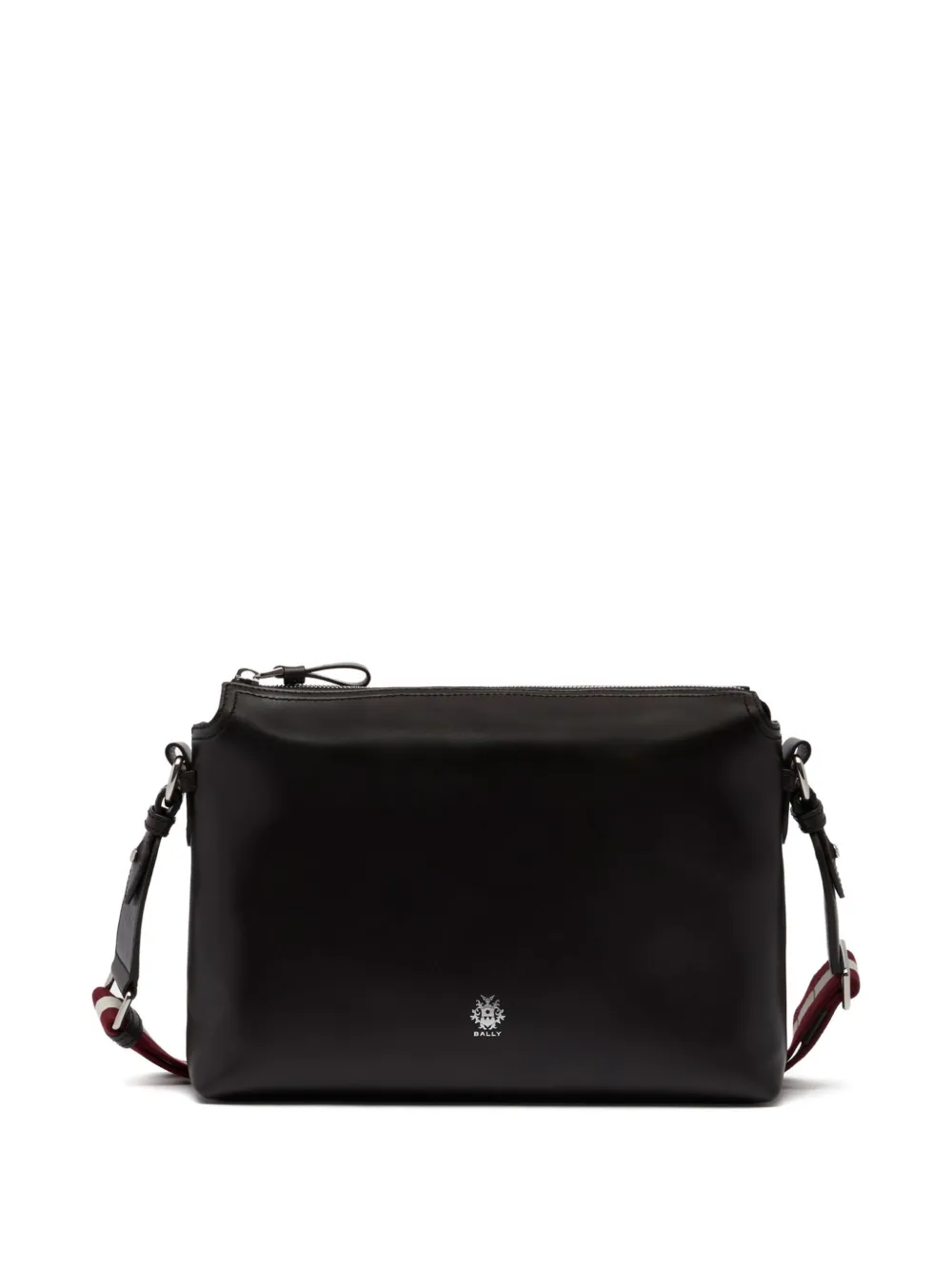 Bally Ray leren crossbodytas - Bruin