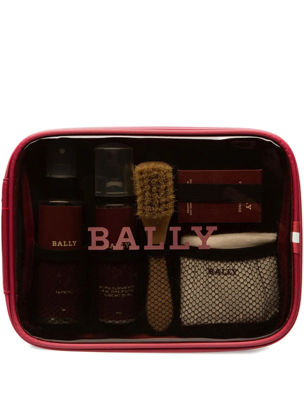 Bally kit de viaje para el cuidado del calzado | rojo | Image 1