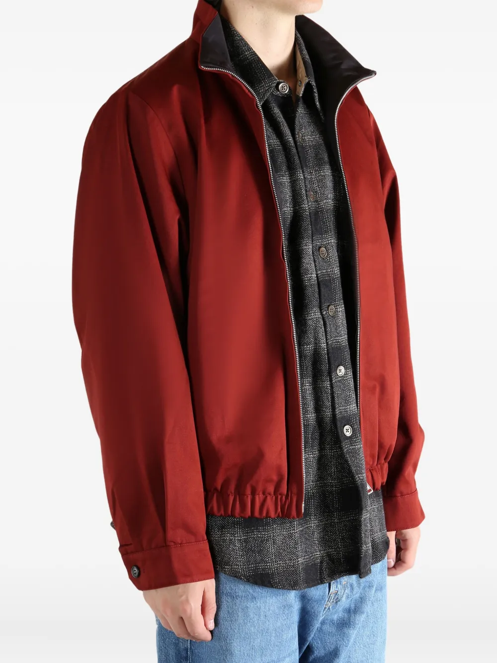 Our Legacy Casino Zip-up Bomber Jacket In Red