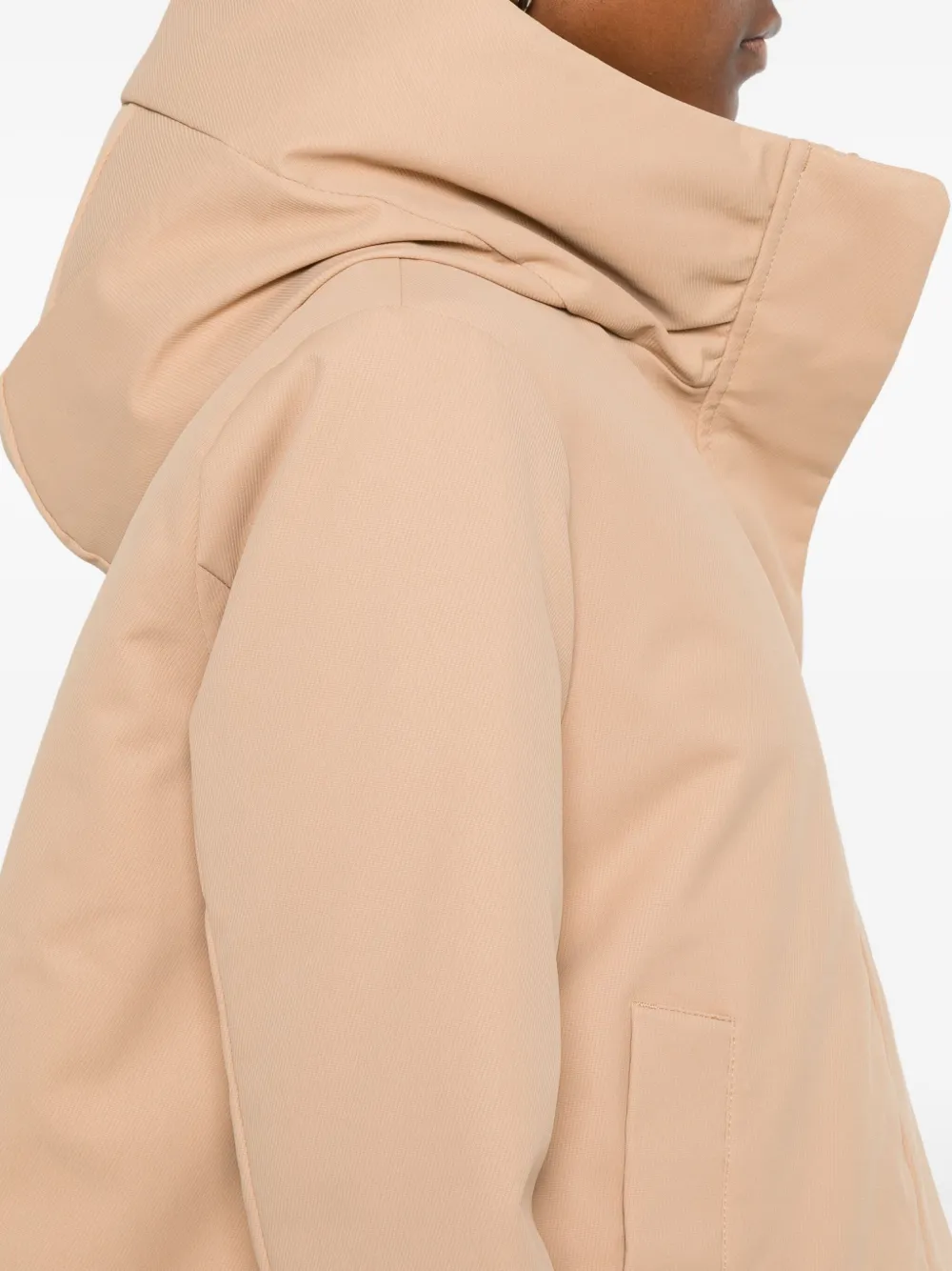 Save The Duck Hooded Jacket In Neutral