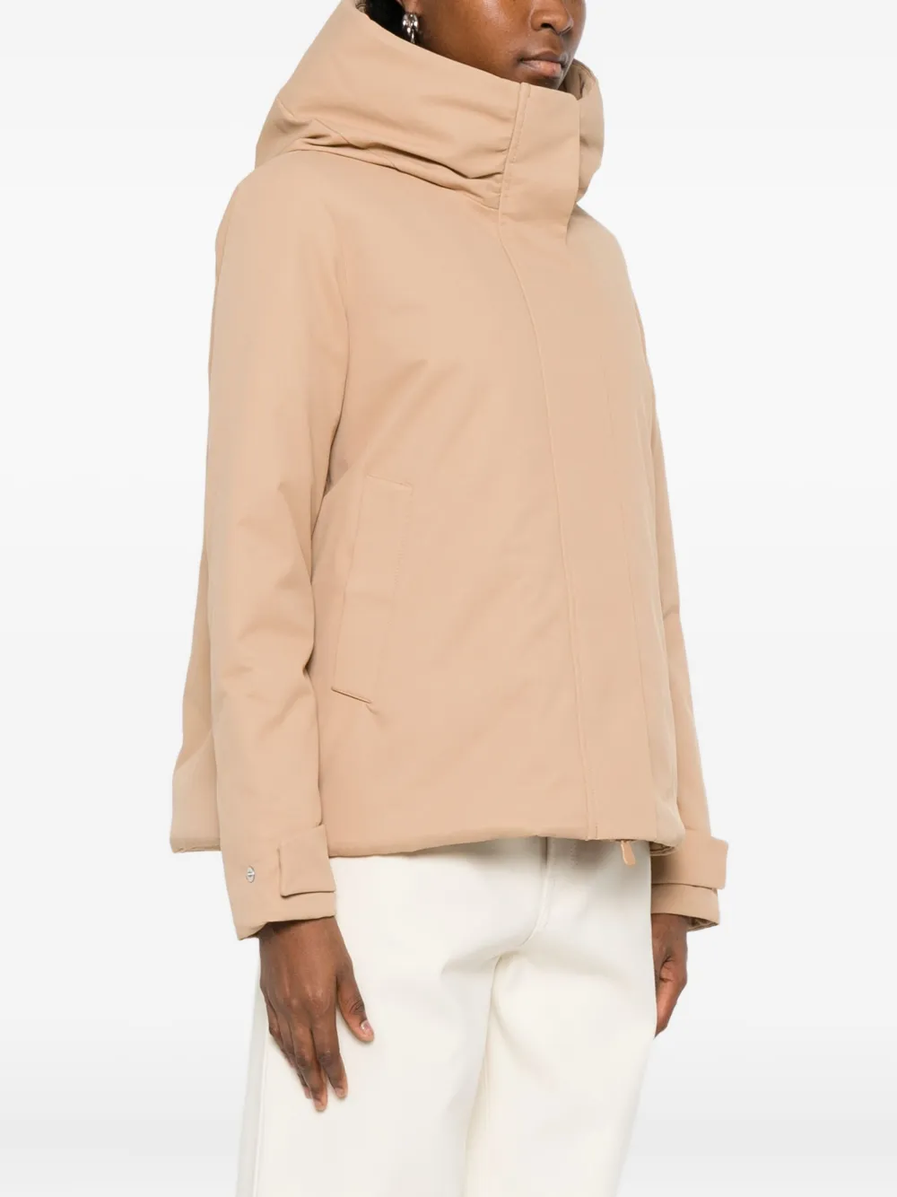 Save The Duck Hooded Jacket In Neutral