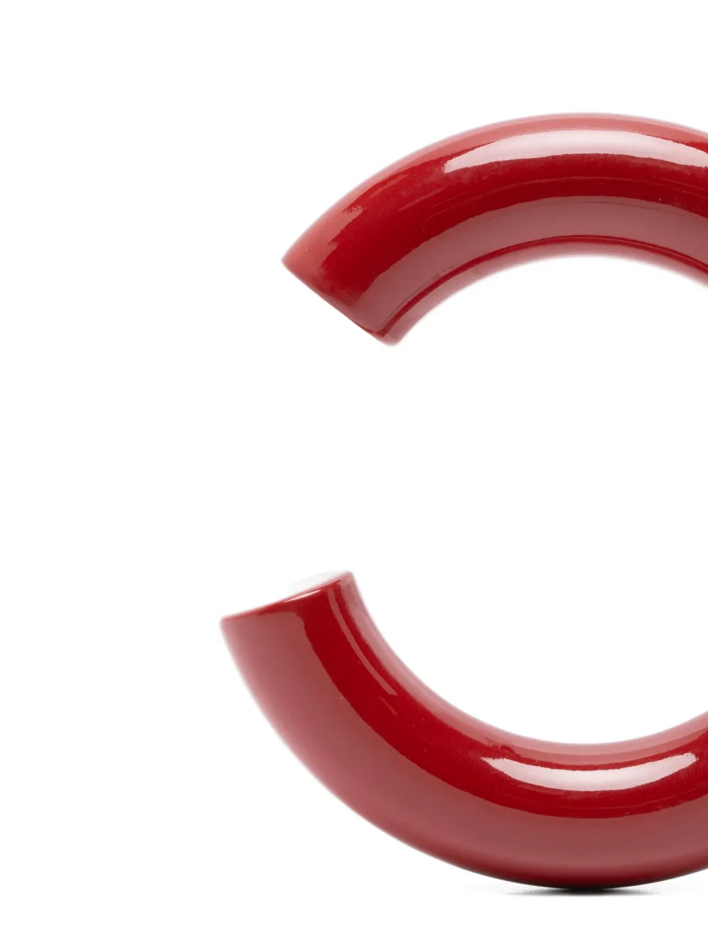 Uncommon Matters Swell Bangle Bracelet In Red