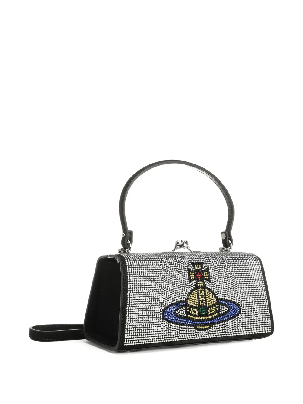 Vivienne Westwood Doll Xl Frame Purse Handbags Silver In Silver