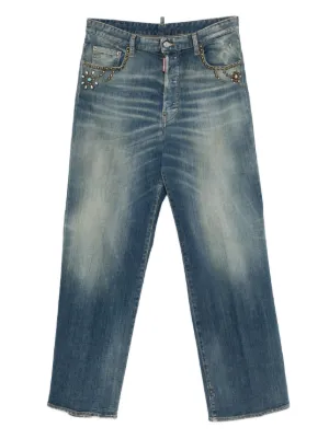 Dsquared2（ディースクエアード）メンズ バギージーンズ - FARFETCH