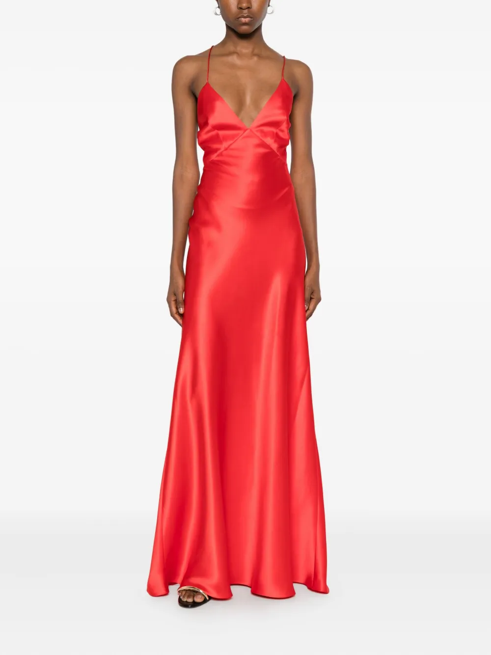 IL VOLO Muse mouwloze avondjurk - Rood