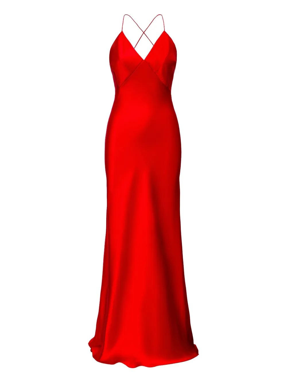 IL VOLO Muse sleeveless gown - Red