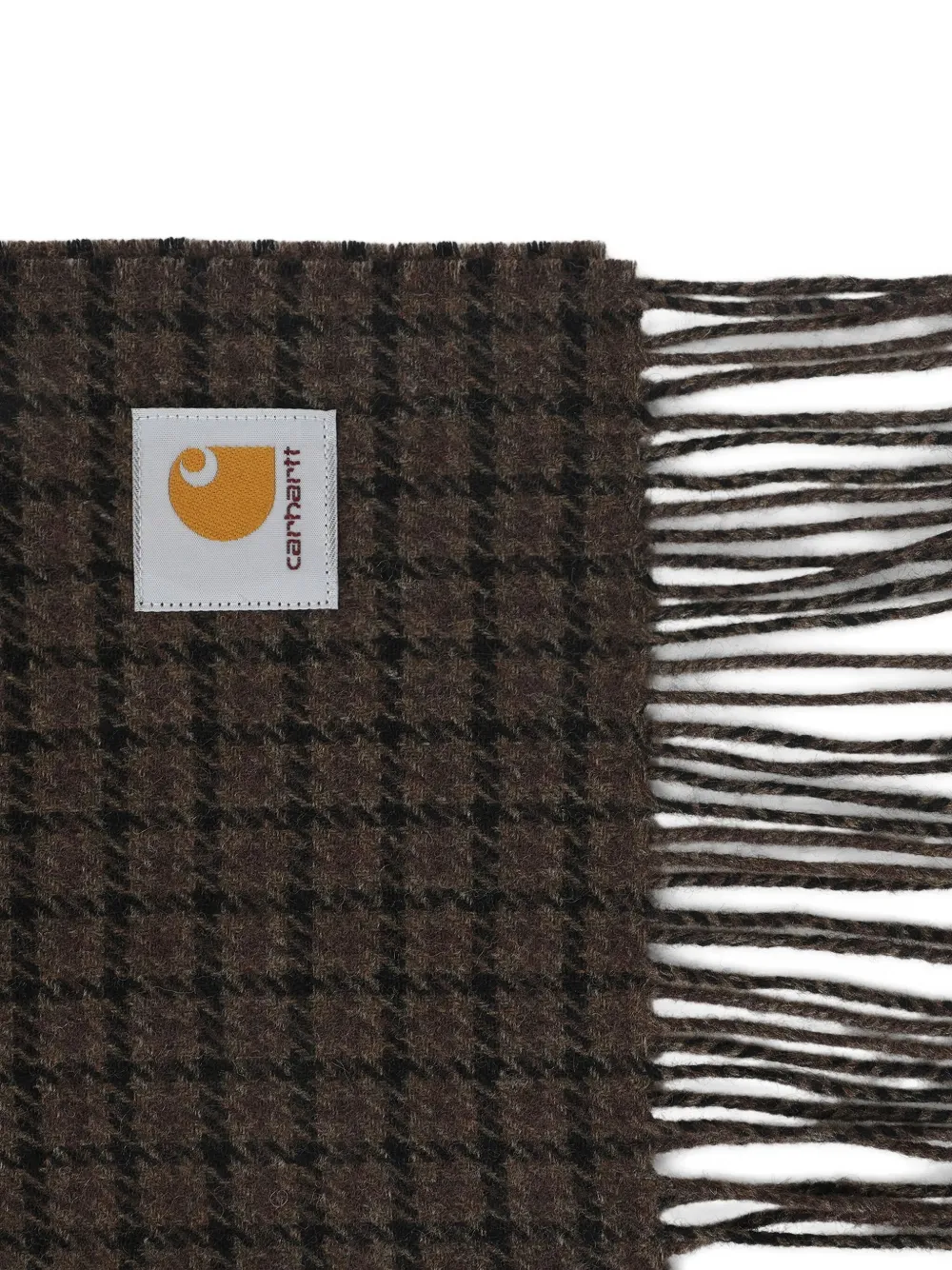 Carhartt WIP houndstooth fringed scarf | Image 2