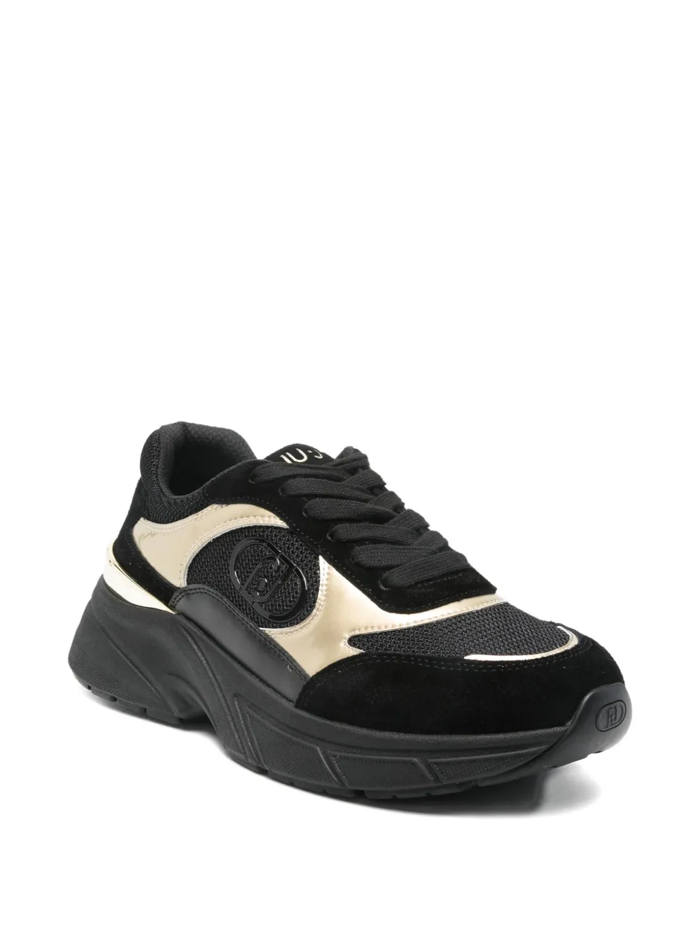LIU JO metallic sneakers - Zwart