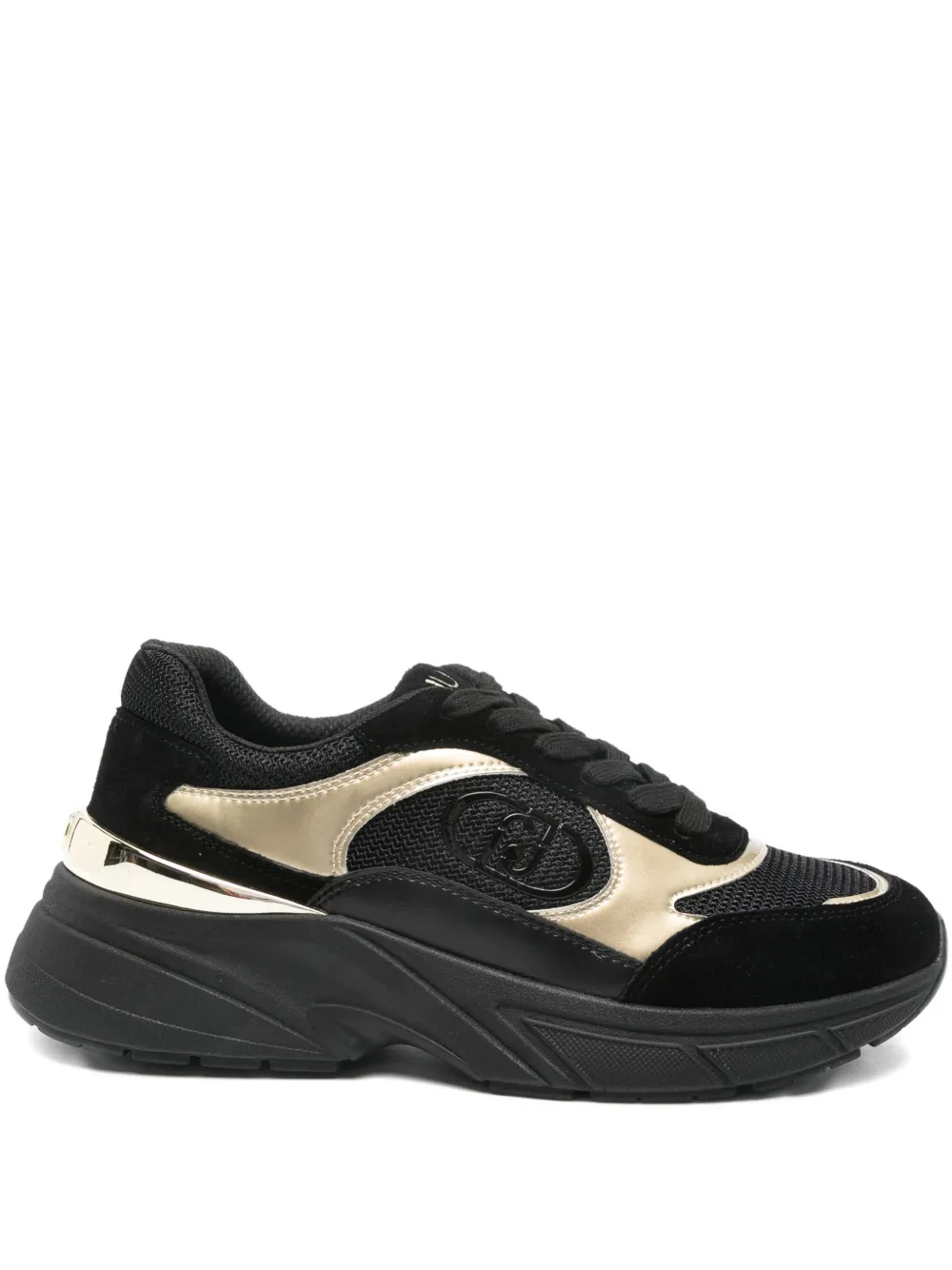 Liu •jo Metallic Sneakers In Black