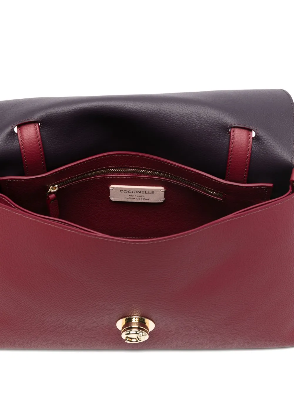 Coccinelle Medium Nikla Tote Bag In Burgundy