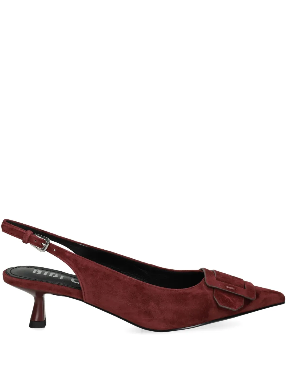 Bibi Lou buckled slingback pumps Rood