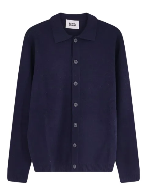 Alpha Industries Alpha Studio buttoned cardigan