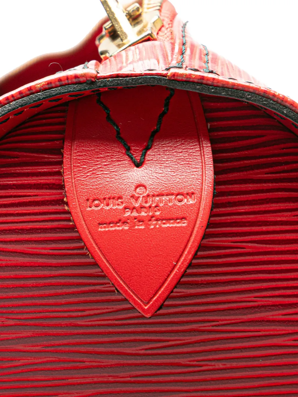 Pre-owned Louis Vuitton 1987 Epi Keepall 45 Travel Bag In Red