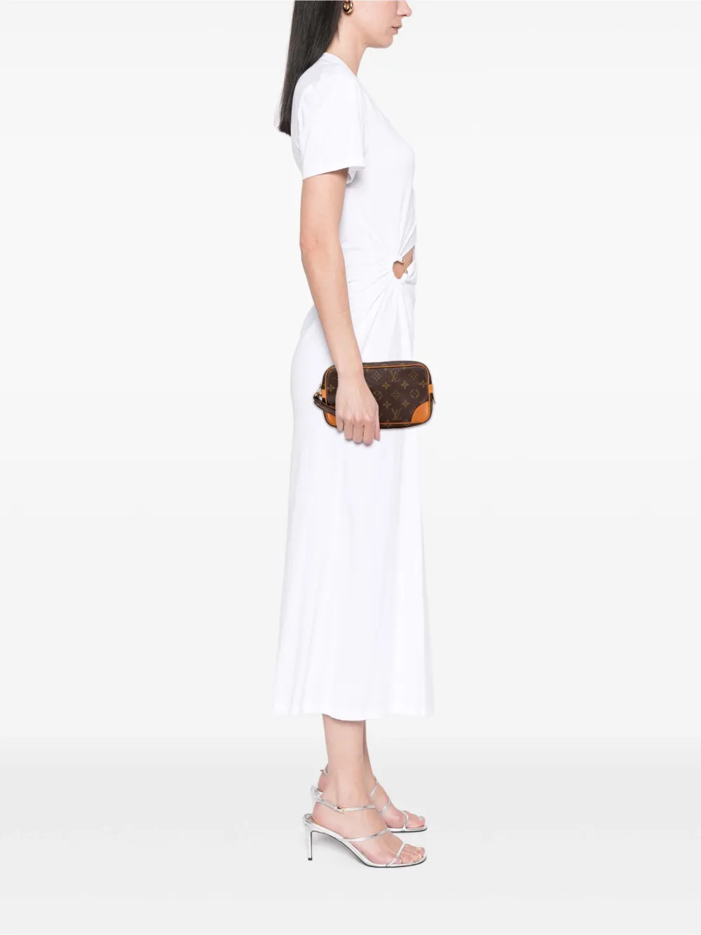 Louis Vuitton Pre-Owned 1992 Monogram Marly Dragonne PM clutch bag | Pre-Owned | Image 2