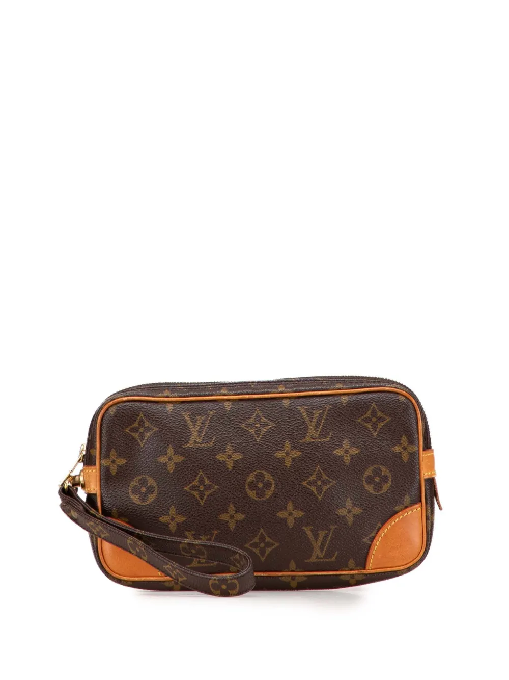 Louis Vuitton Pre-Owned 1992 Monogram Marly Dragonne PM clutch bag | Brown | Image 1