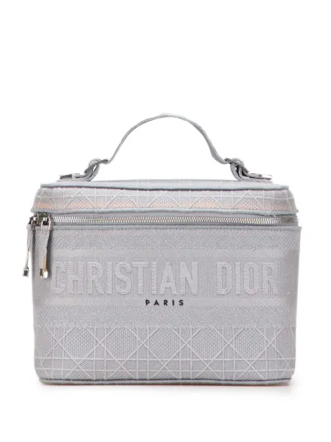 Christian Dior Pre-Owned شنطة مستحضرات تجميل 'كانفاس ديورترافل كايس' بخياطة كاناج 2020