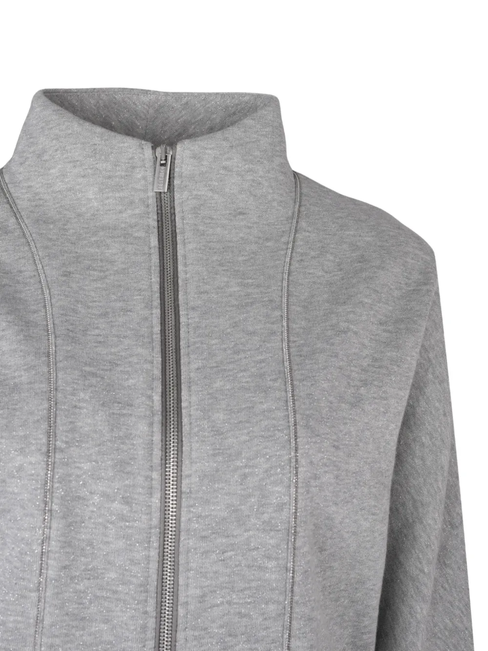Peserico Sweater met rits Grijs