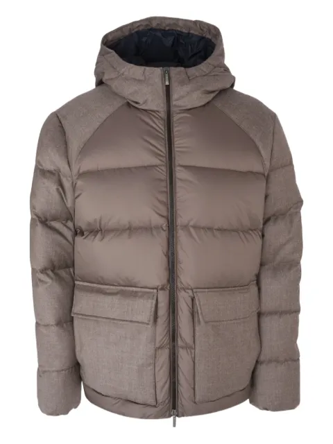 Peserico hooded padded jacket