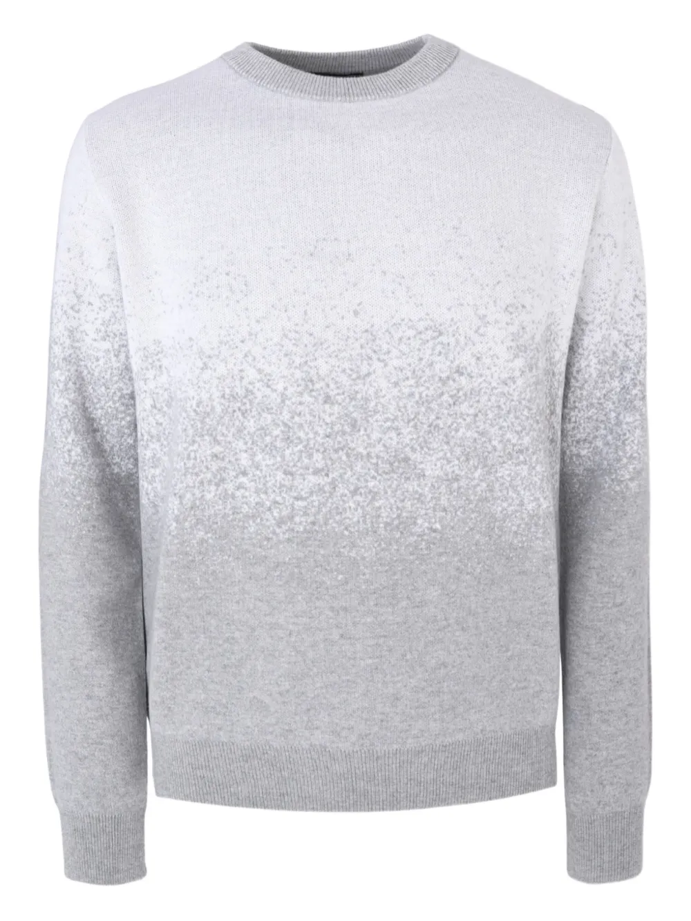 Peserico ombre-effect crewneck sweater | Grey | Image 1