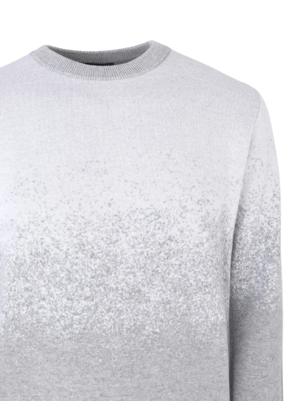 Peserico Trui met ombré-effect en ronde hals Grijs