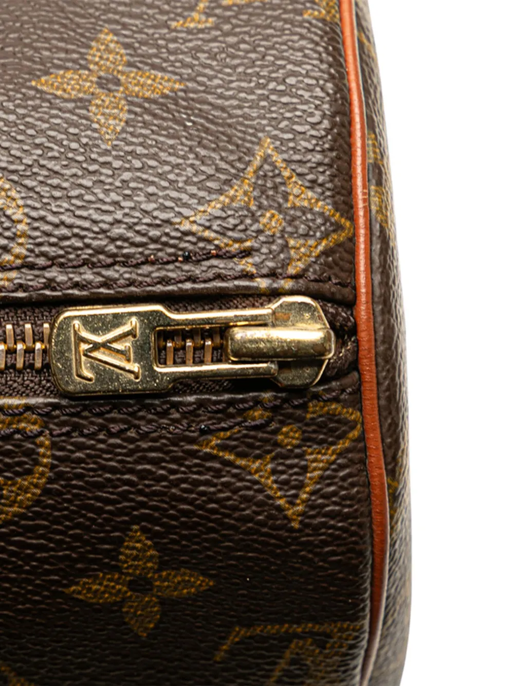 Pre-owned Louis Vuitton 1996 Monogram Papillon 26 Handbag In Brown