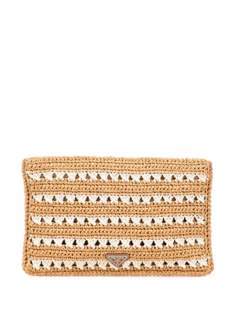 Prada Pre-Owned bolsa de mano Raffia Crochet 2000-2013