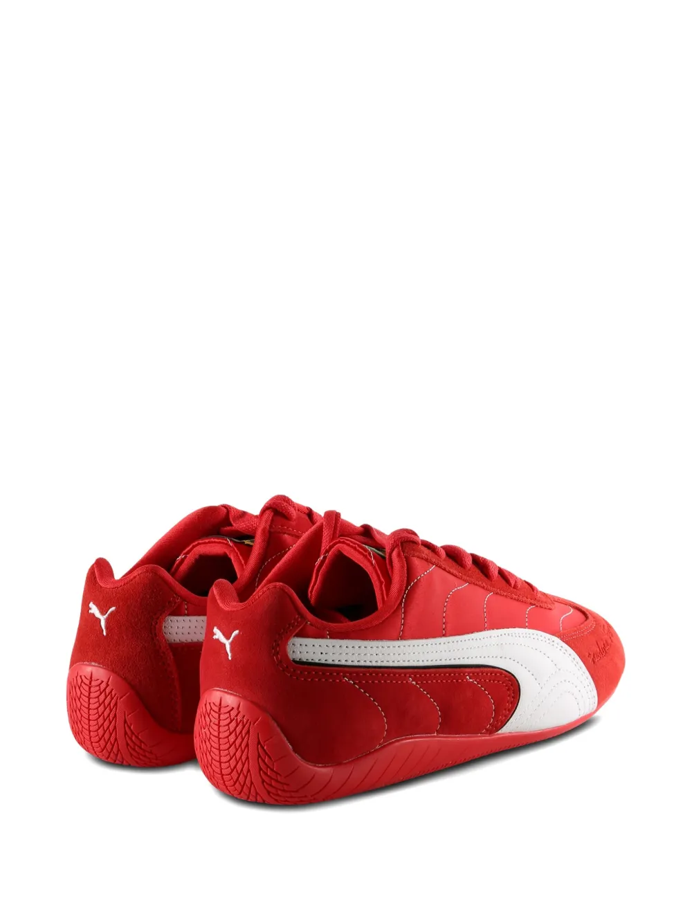 PUMA Sneakers met logodetail Rood