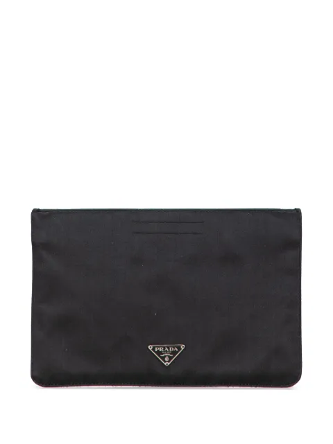 Prada Pre-Owned 2000-2013 Satin Flat pouch