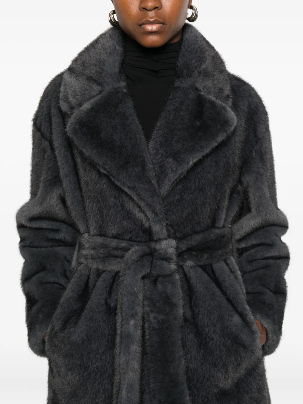 Herno Jas met ceintuur Zwart