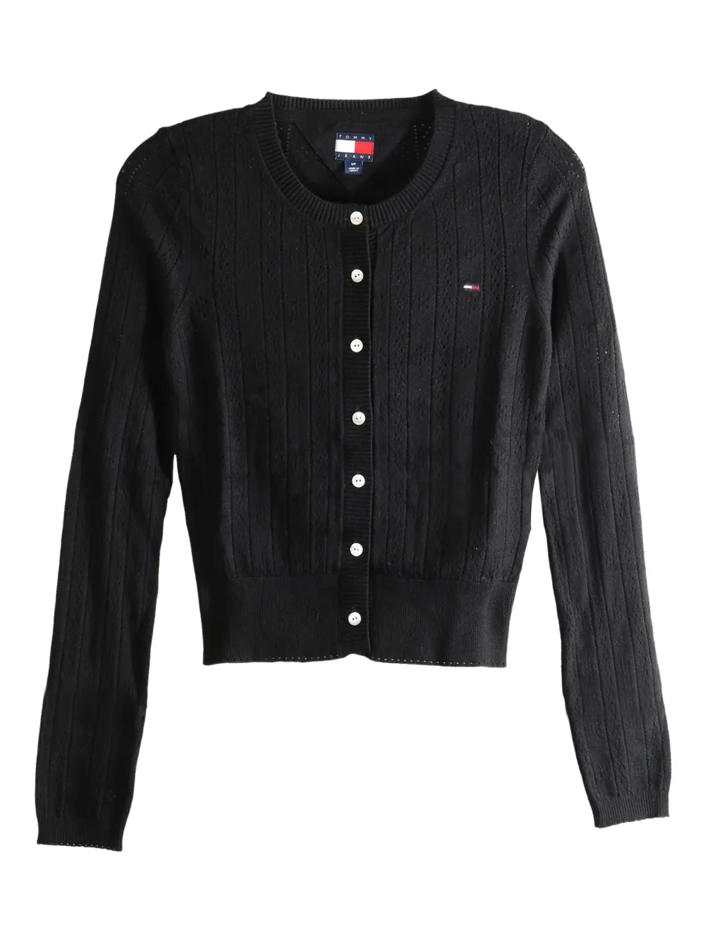 Tommy Hilfiger button-up cardigan | Black | Image 1