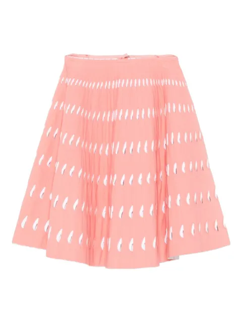 Alaïa Pre-Owned 2000s cut-out mini skirt