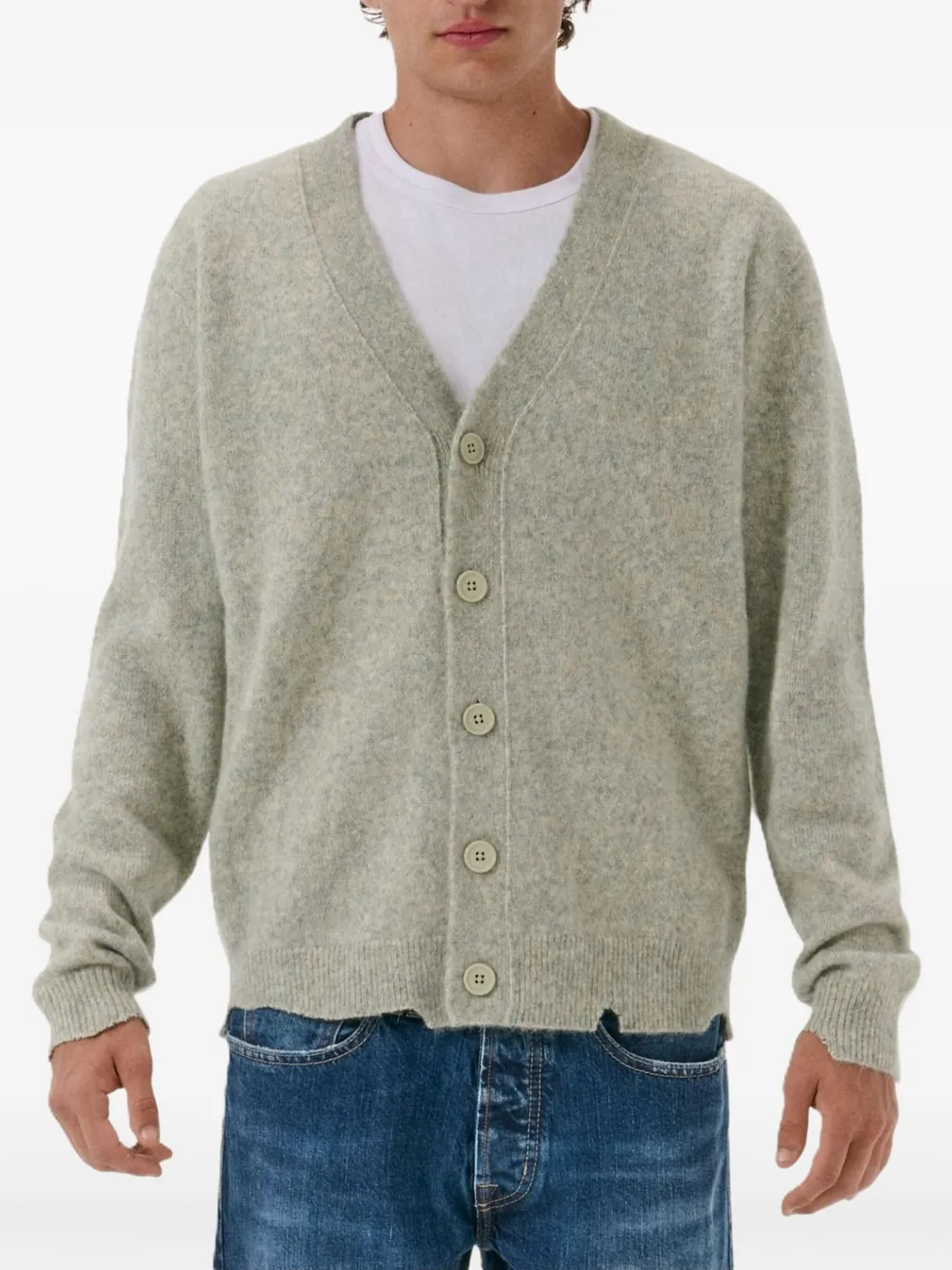 Cycle buttoned Cardigan | Grey | Image 1