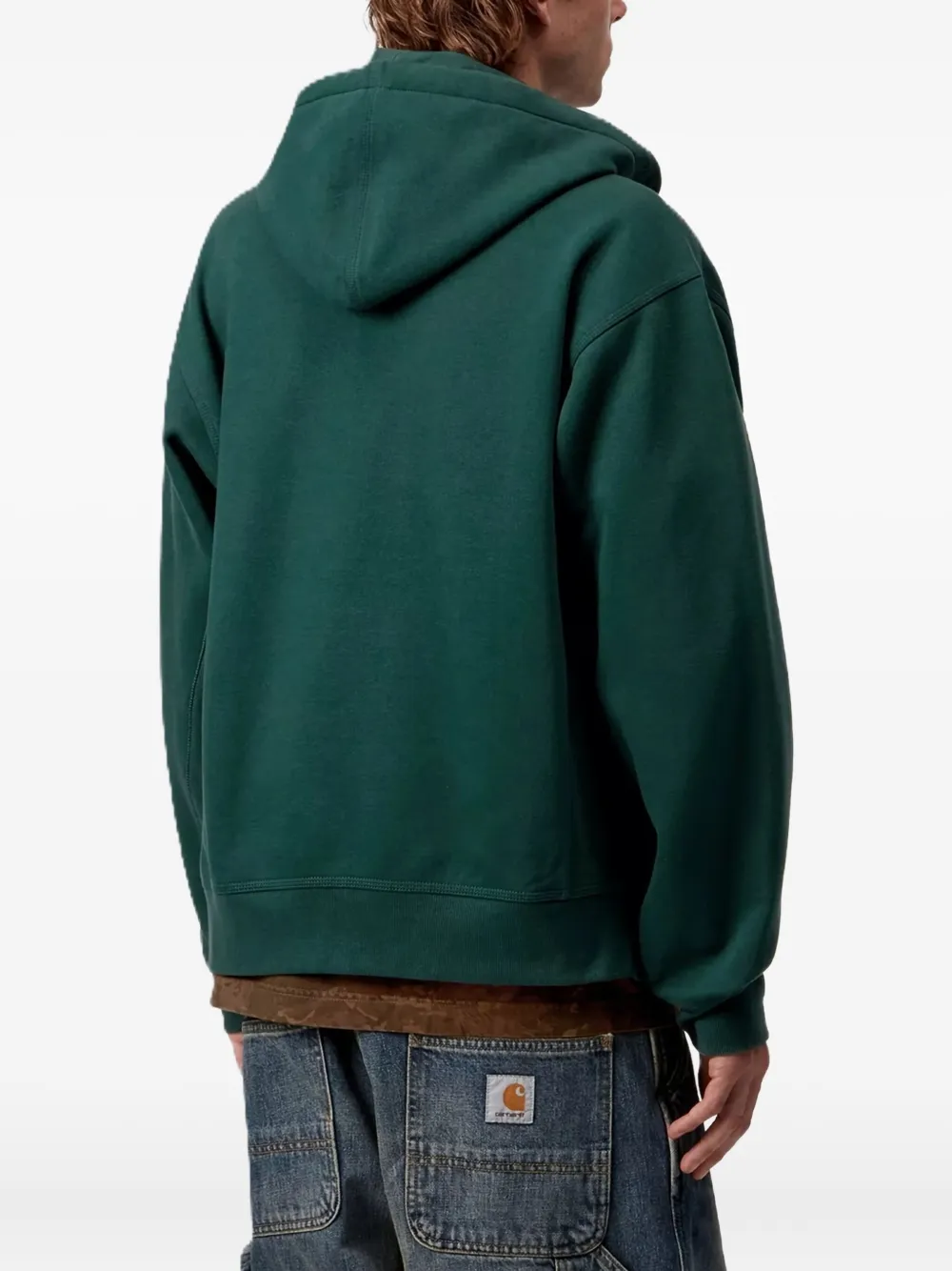 Carhartt American Zip Hoodie In Green