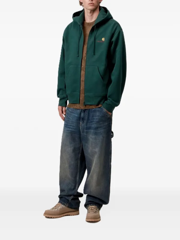 Carhartt WIP American ジップパーカー | グリーン | FARFETCH JP