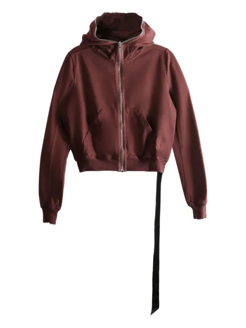 Rick Owens DRKSHDW hooded zip-fastening top
