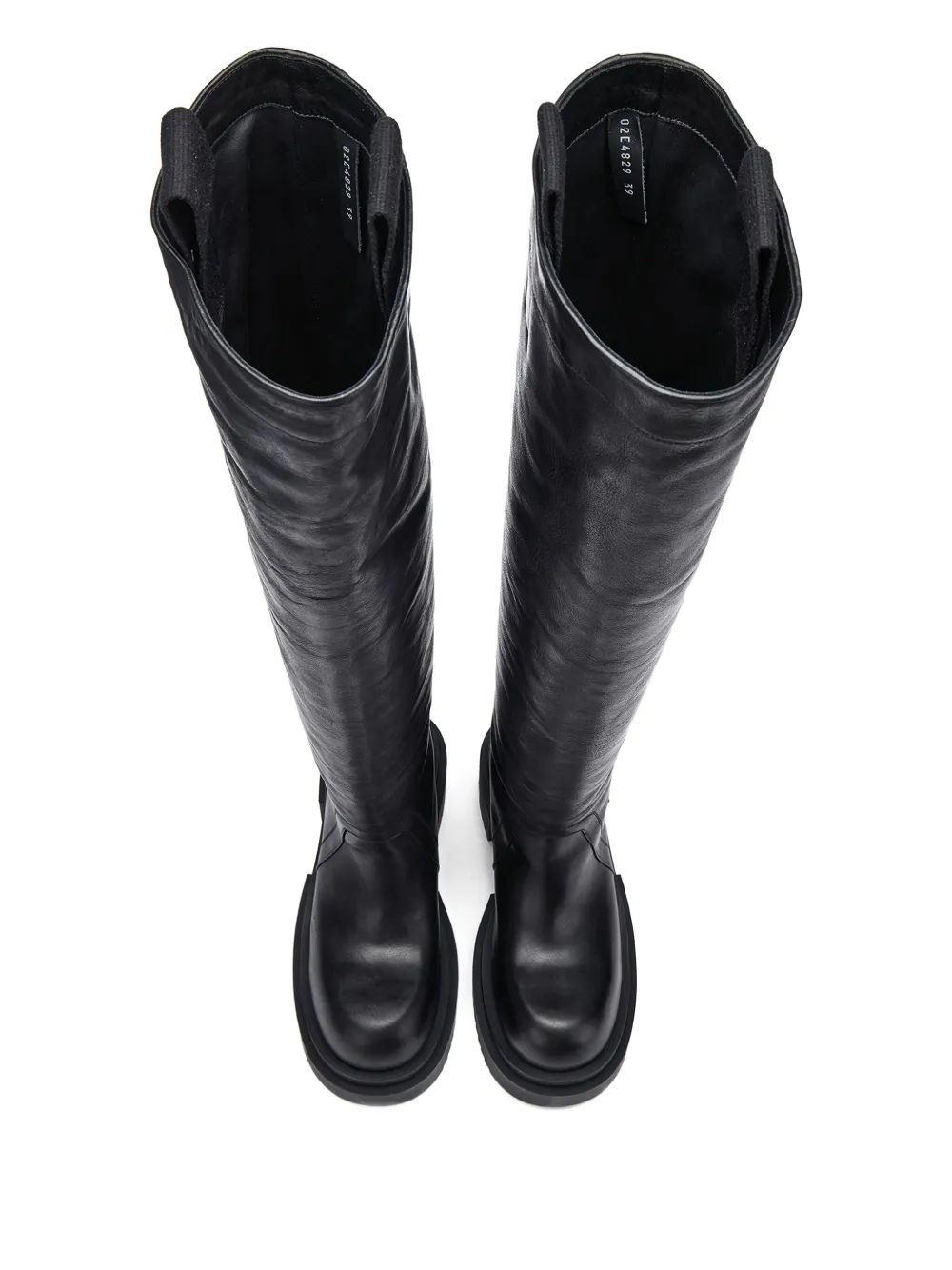 Rick Owens Laarzen met plateauzool Zwart