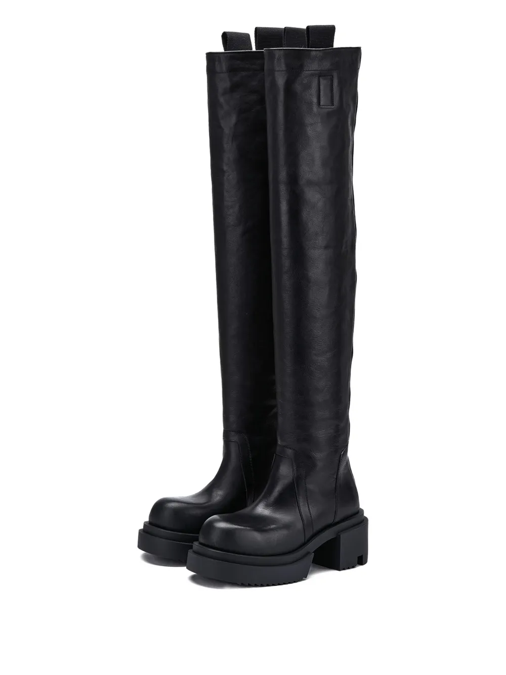 Rick Owens Laarzen met plateauzool Zwart