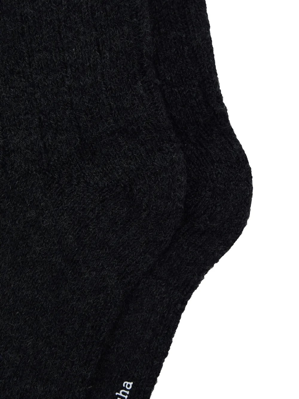 Simone Rocha Embellishment Ribbed Socks In Black