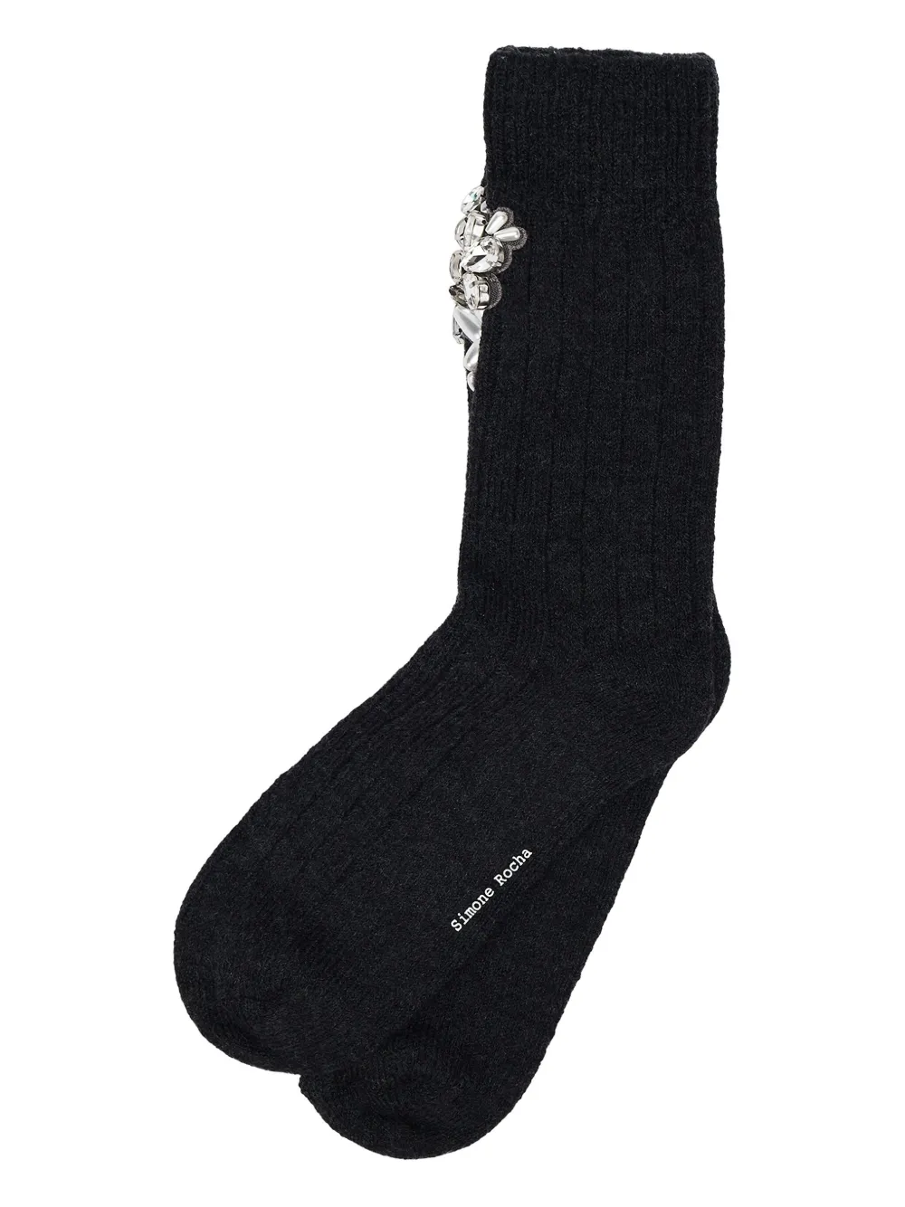 Simone Rocha calcetines tejidos de canalé con detalles | Image 2