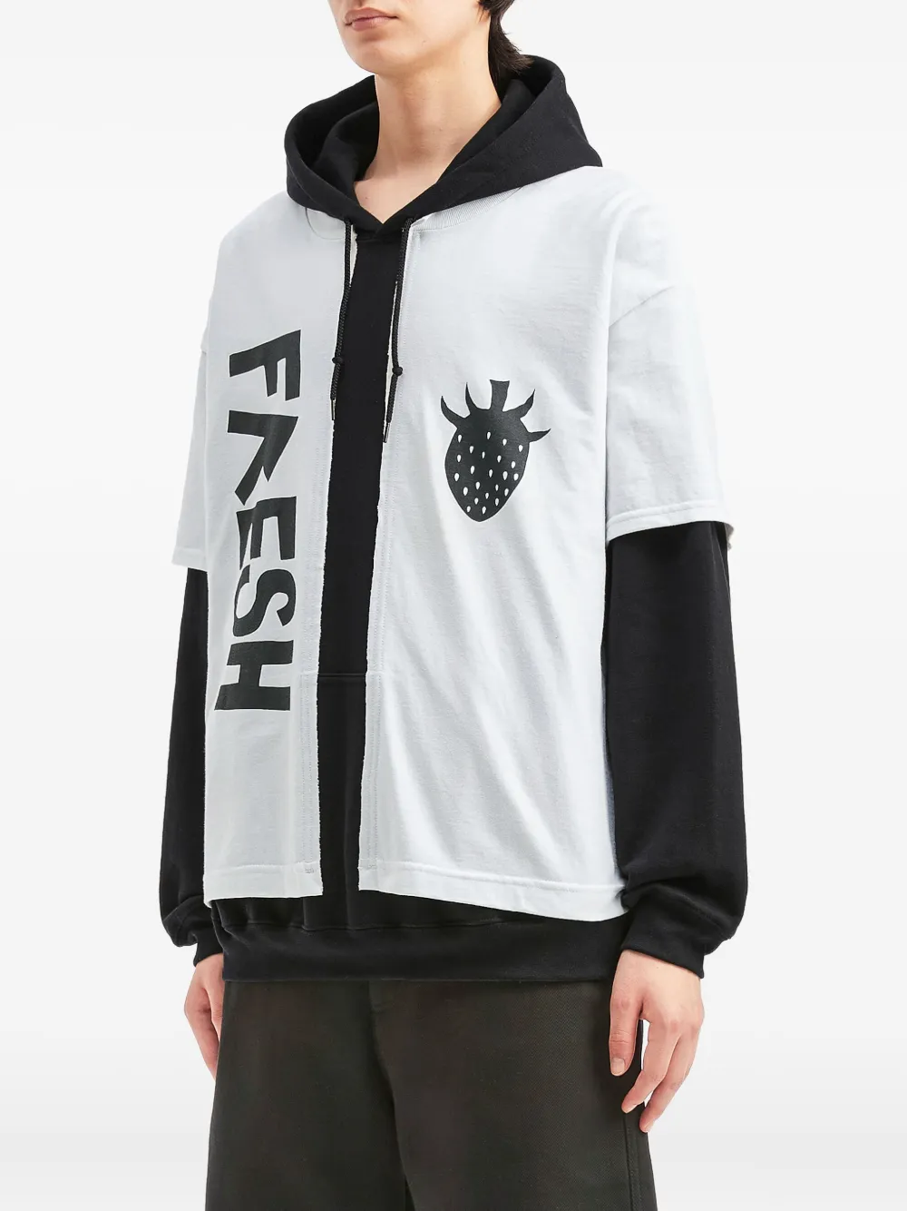  Westfall Strawberry-print Hoodie - White 