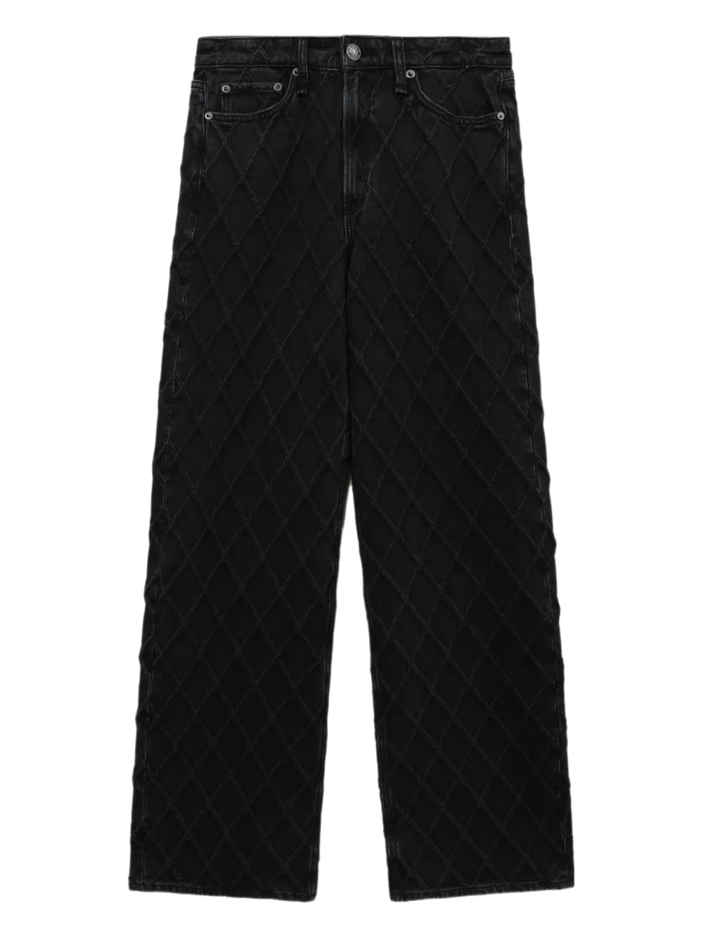 rag & bone diamond-pattern jeans | noir | Image 1