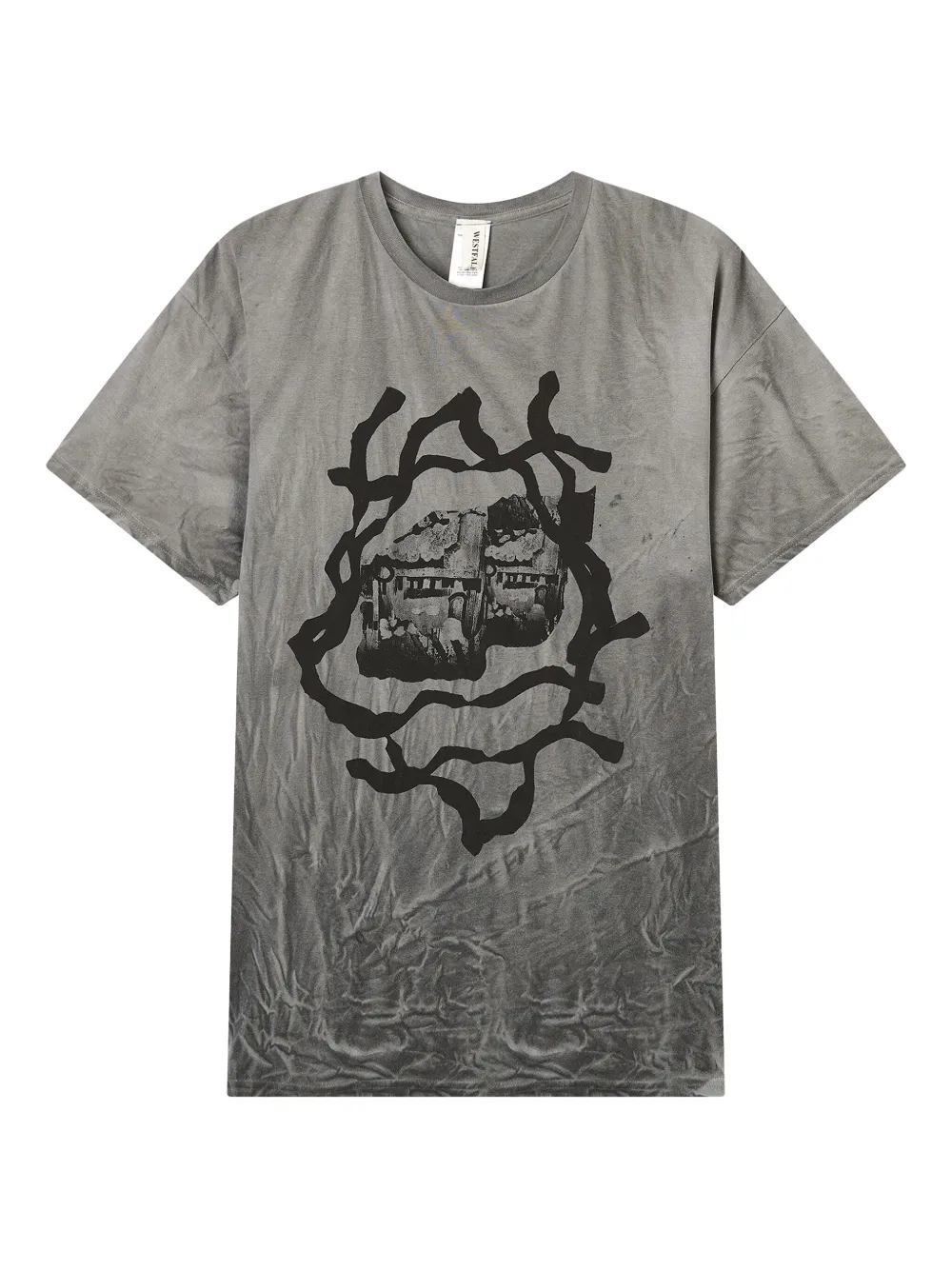 WESTFALL camiseta con estampado gráfico | gris | Image 1