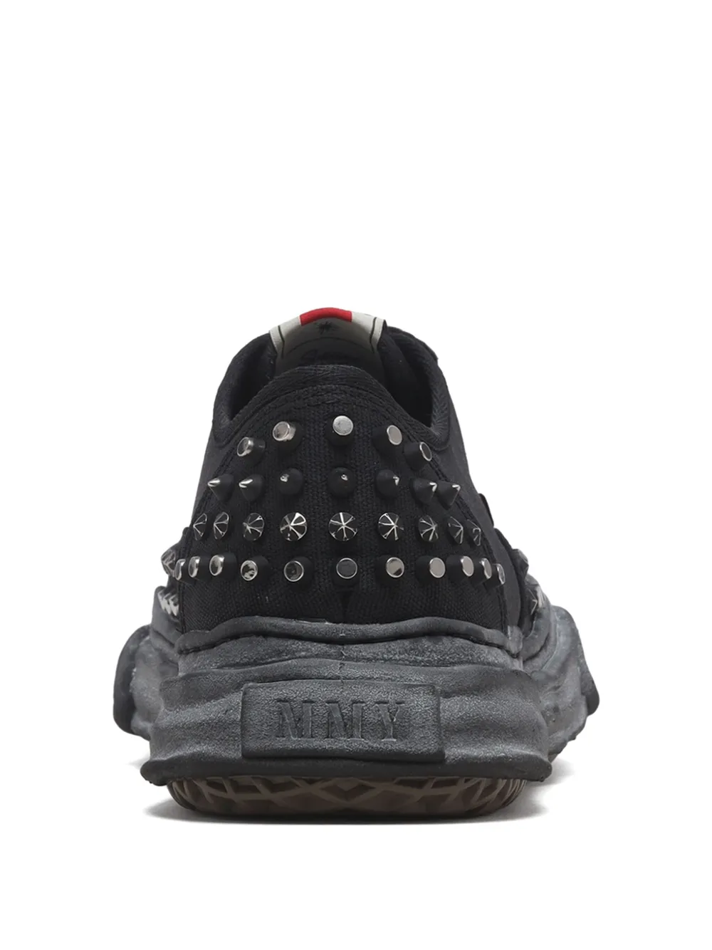 Maison MIHARA YASUHIRO Baker OG sneakers met studs - Zwart